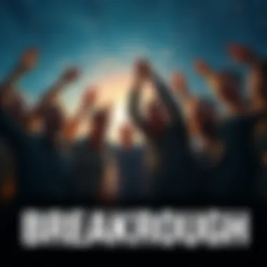 A group of people celebrating after a major find during a 60-hour search, with excitement and teamwork visible on their faces.