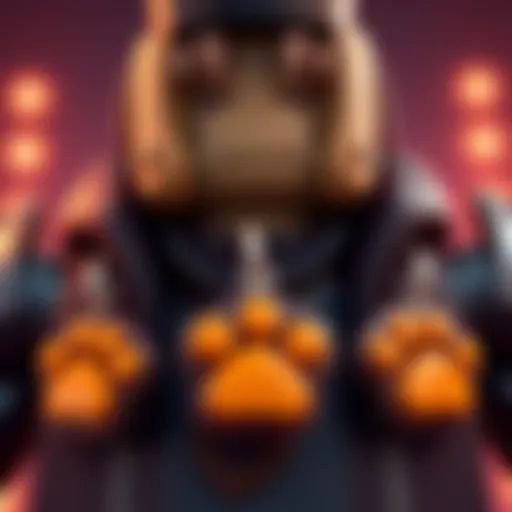 Brick proudly displays his collection of dog paw necklaces, each representing a beloved pet from his past in the Borderlands series.