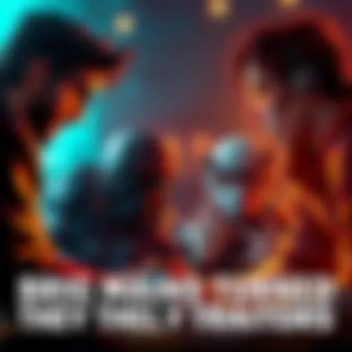 A confrontation scene between players supporting Brig and those who switched to Talon, showing their emotions and reactions in a gaming discussion.