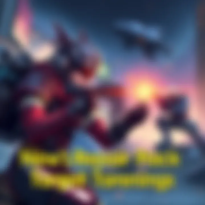 An illustration showing Brig adjusting her repair pack with a smaller targeting radius in a combat scenario