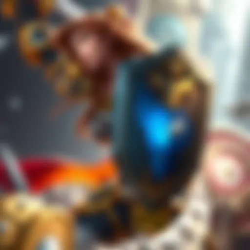 Brigitte using her Shield Bash ability in a gaming scenario