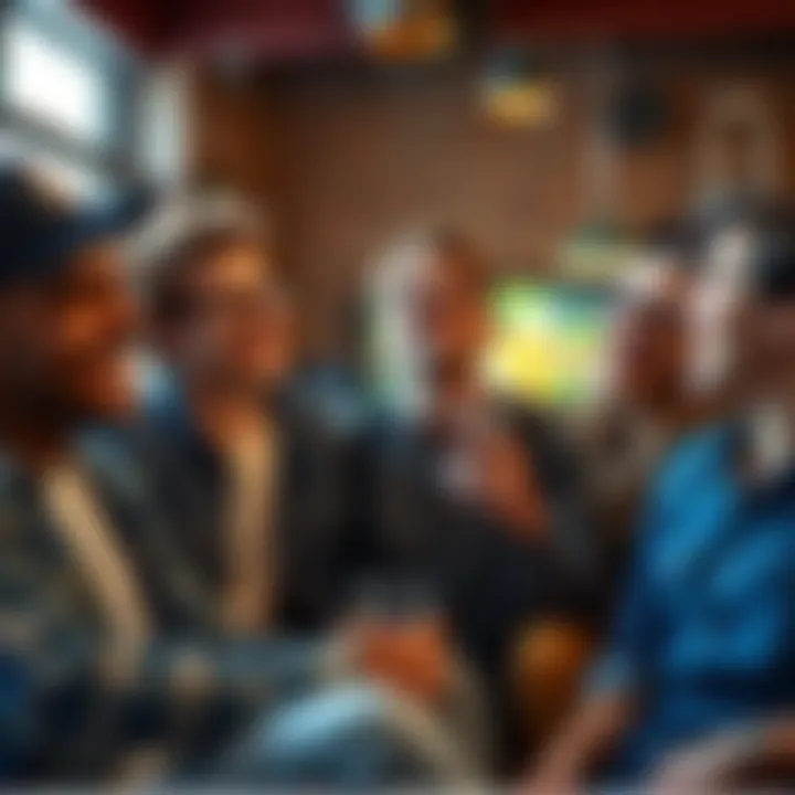 A group of young people sharing jokes and laughter in a casual setting, showcasing the fun spirit of the phrase 'bro dipped'.
