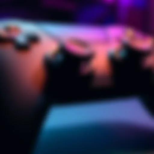 A close-up of a pro controller showing a malfunctioning left joystick and unresponsive arrow keys.