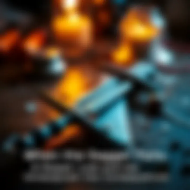 A close-up of a shattered dagger lying on a table, symbolizing failed plans and risks emerging from unexpected outcomes.