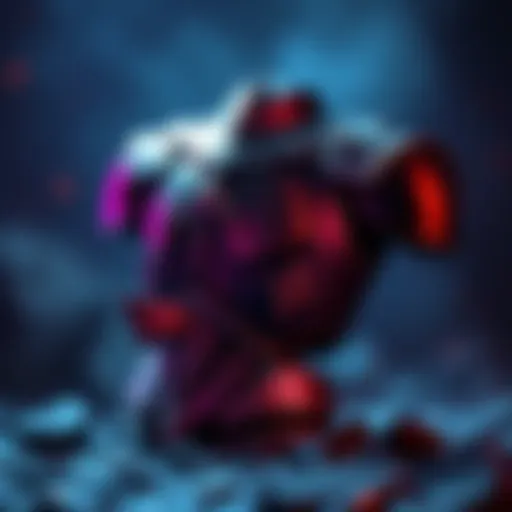 A visual representation of a broken piece of armor, symbolizing the ongoing frustration of players.