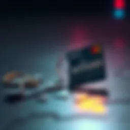 A close-up of a broken keycard lying on a surface, representing the themes of heartbreak in Signalis. The keycard has jagged edges and a weathered look, evoking a sense of emotional weight.