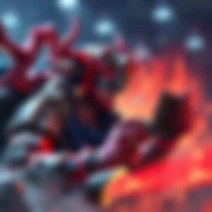 A gamer controlling the hero Brood in a competitive match, showcasing unique builds and strategies