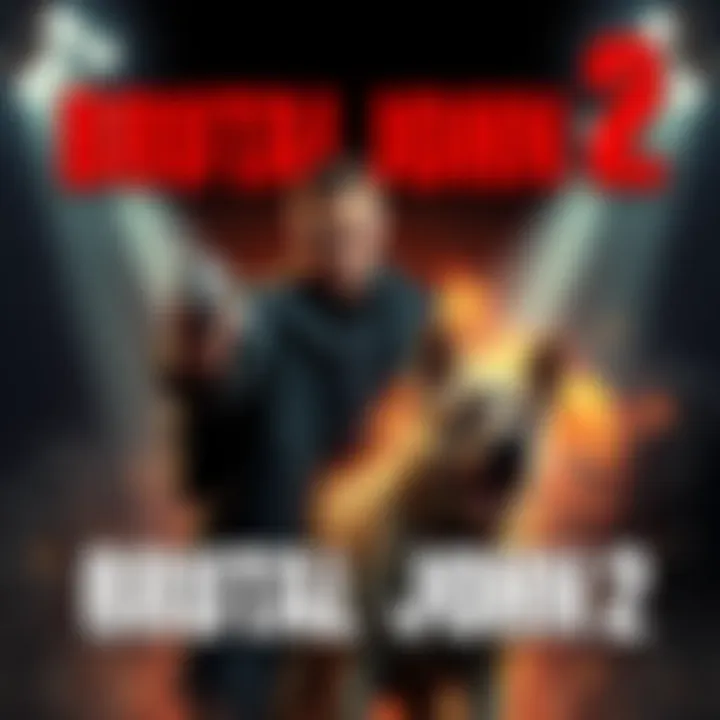 Cover of Brutal John 2 featuring Brutal John and Brutal Dog, highlighting their intense stance ready for action.