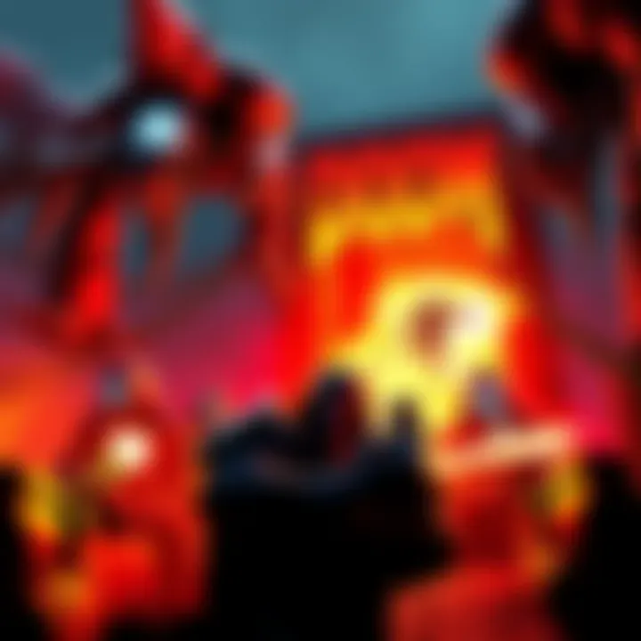 Intense gameplay scene from Brutal Doom showing a character in action against enemies