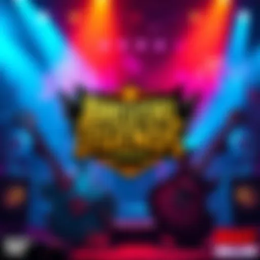 A promotional image featuring the Brütal Legend 2 logo with electric guitars and a vibrant gaming background.