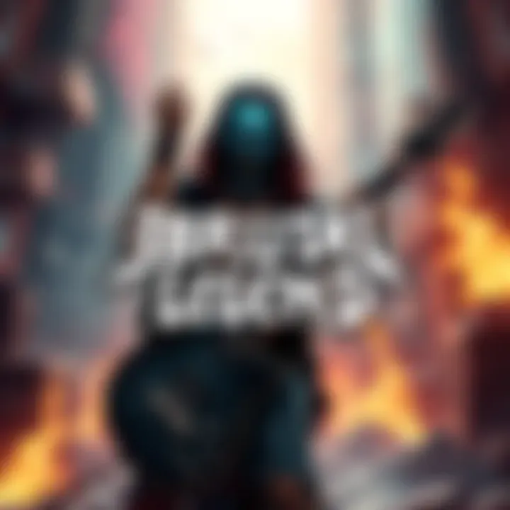 Cover of Brütal Legend showing the main character in a heavy metal world with a guitar and rock elements