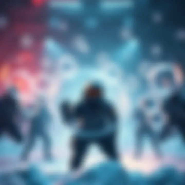 Bubble Shields in Cryo Gameplay A player character surrounded by bubble shields in a Cryo game, showcasing slowed combat and strategic positioning.