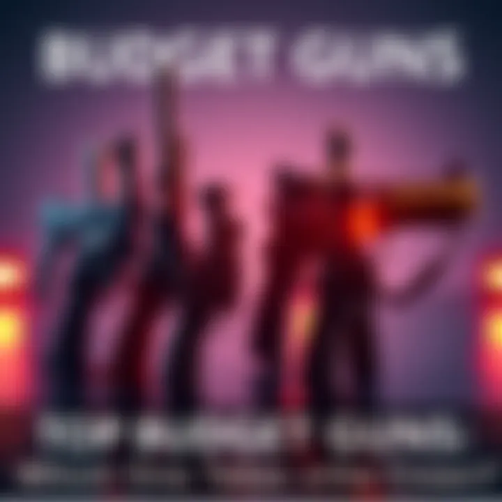 Various budget-friendly guns lined up for comparison, showcasing models like Stitcher, Kettle, Ferro, hairpin, and rattler.