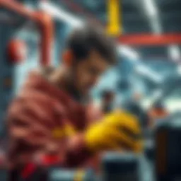 A person reviewing buffing equipment with a concerned expression, highlighting the need for better practices and accountability.
