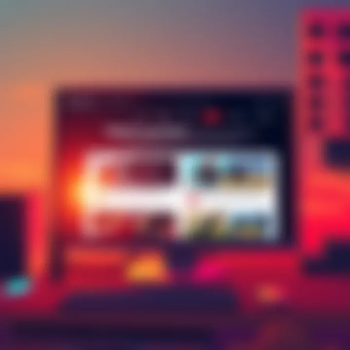 Illustration showing a computer screen displaying the Build Launcher interface with missing mods highlighted and popular mods like Duke It Out in DC and Caribbean showcased