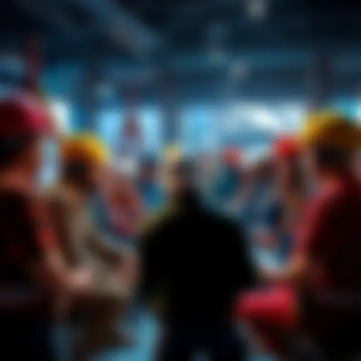 Builders discussing the Jack build concept A group of builders sharing ideas and opinions about the Jack build concept in a community forum setting