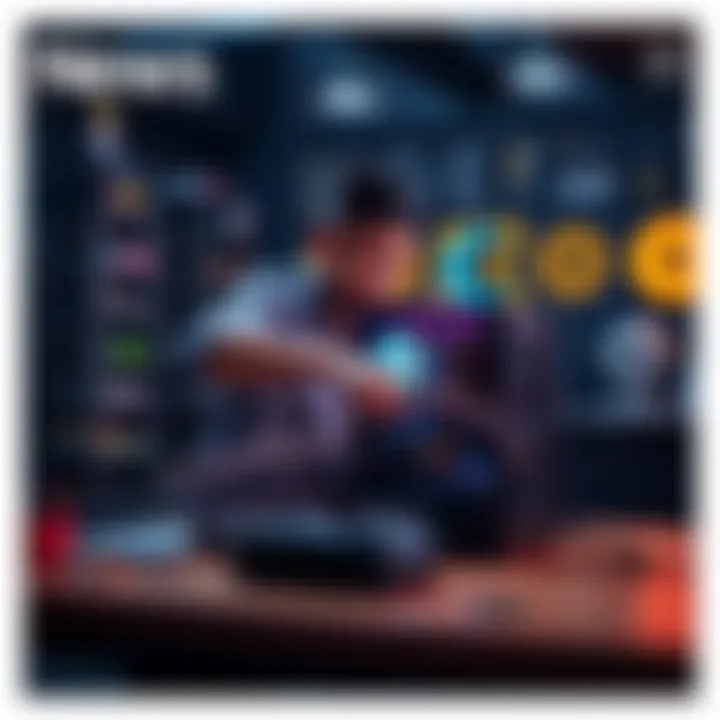 Person building a server A person assembling a computer server with various components on a table