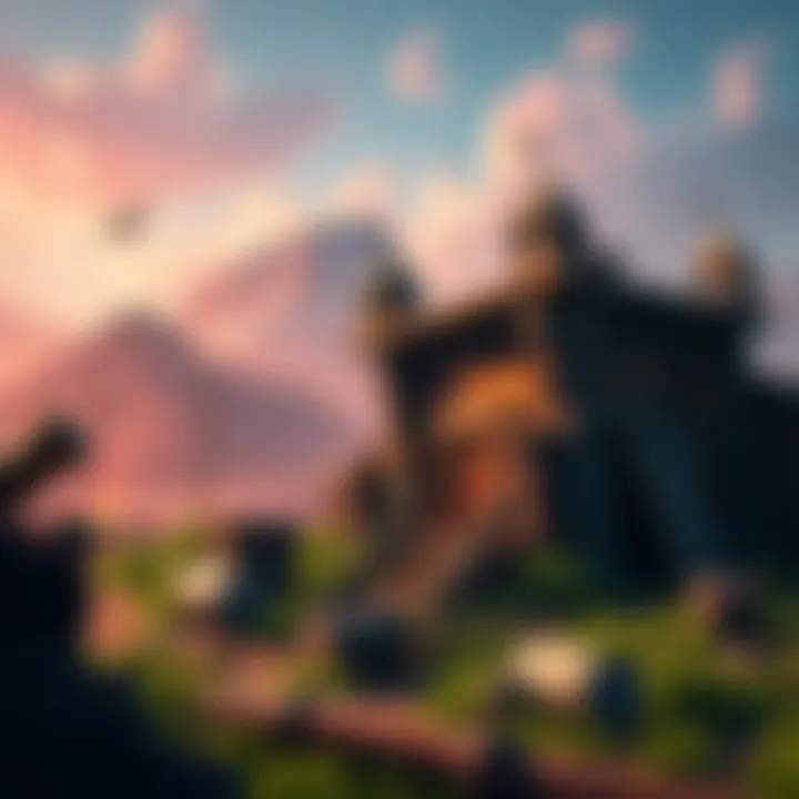 A player constructing defensive traps and structures in Twine Peaks with tools and materials.