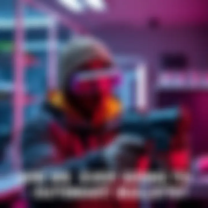 A person testing bulletproof technology in a lab setting, showcasing safety advancements against firearms.