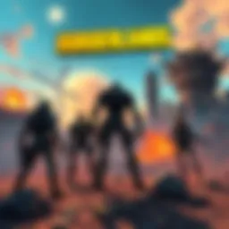 Concept art showing characters and landscapes from Borderlands 1, hinting at a remake by Bungie and Gearbox