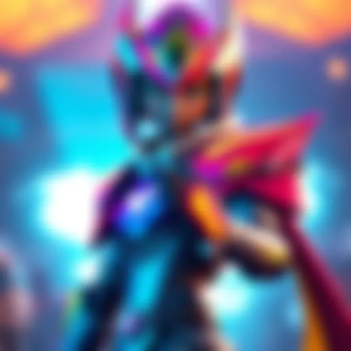 Bungie's character Lodi with colorful armor An animated character named Lodi from Bungie, wearing vibrant armor and striking a pose, expressing confidence.