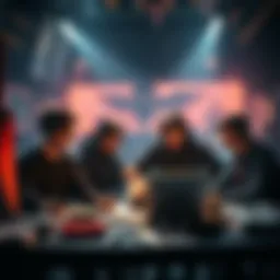 A group of Bungie developers collaborating on game design for Marathon, showcasing their focus shift away from Destiny 2.