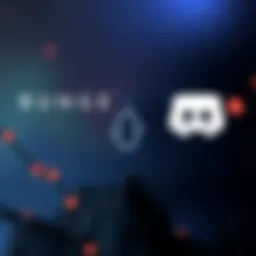 A graphic showing the logos of Bungie and Discord connected with a chain symbol, representing account linking.