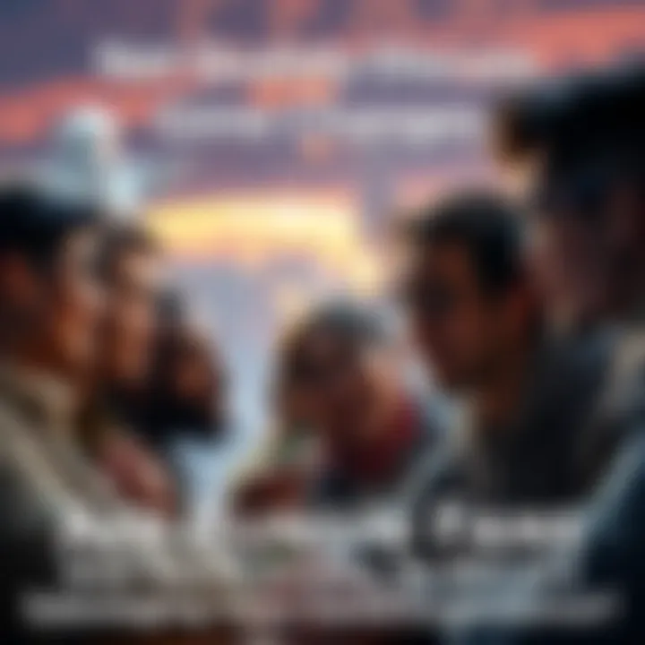 A group of diverse Bungie fans engaged in a passionate discussion about game changes on a forum, showing various emotions like excitement and frustration.