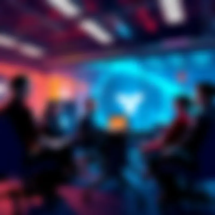 Bungie Team Discussion Bungie developers brainstorming ideas related to Destiny and Marathon at their office