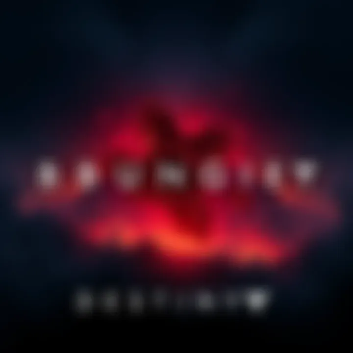 Bungie's logo overlaying a dark and chaotic scene, symbolizing turmoil and uncertainty in the Destiny game community