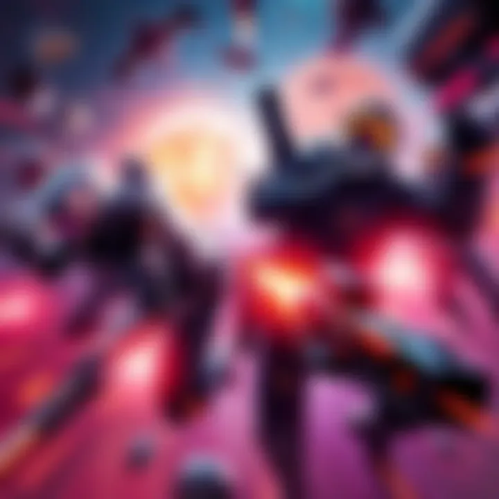 Exciting gameplay of Marathon A dynamic scene showing players engaged in fast-paced action in Bungie's Marathon, with vibrant graphics and intense competition.