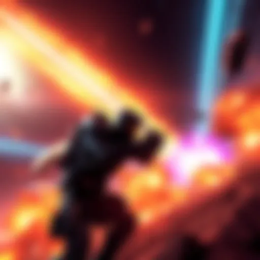 Bungie's Marathon game logo Screenshot of the Marathon game showing intense gameplay action