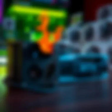 A burned 12V-2x6 power adapter next to a GeForce RTX 5090 graphics card, highlighting power management issues in high-end gaming setups.