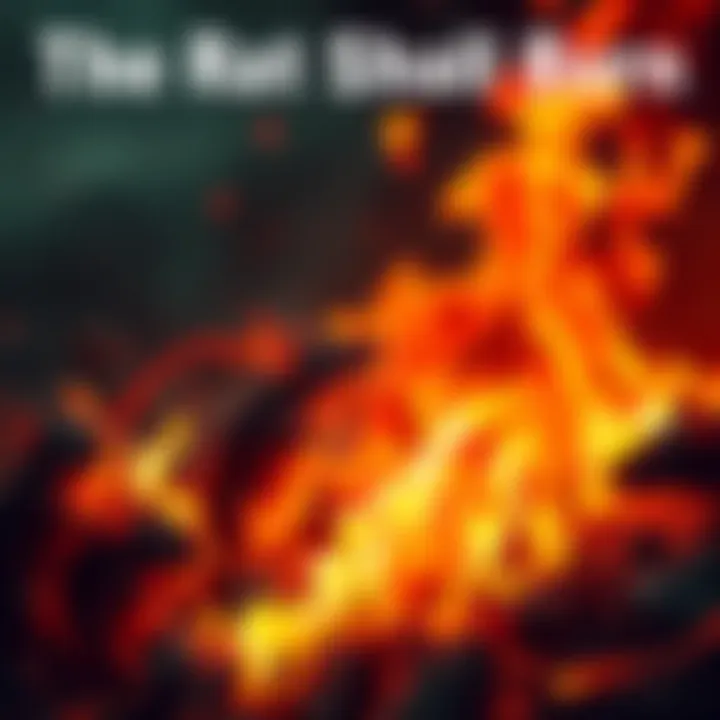 A fiery scene of rats surrounded by flames, symbolizing corruption and accountability in leadership.