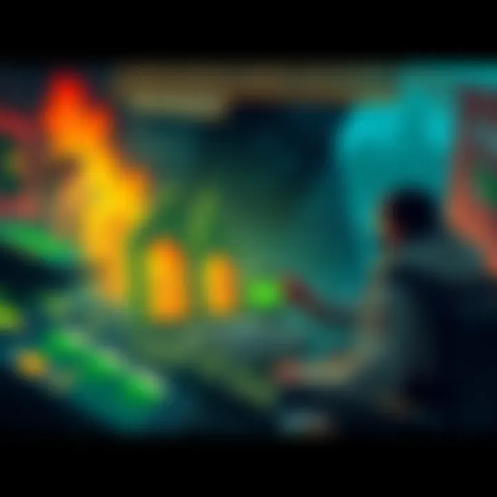 A player managing green resources and planning upgrades in the Burning Shores game setting