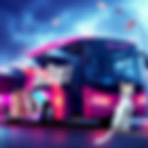 A colorful graphic featuring Bus Simulator 21 and Etrian Odyssey III HD with cat imagery, promoting a game key giveaway.
