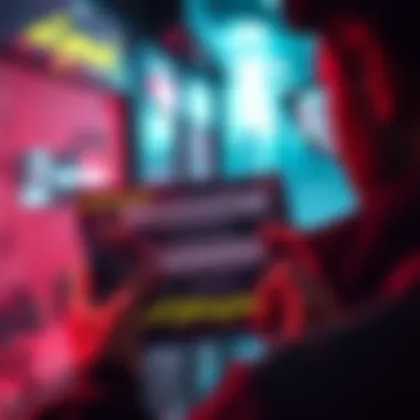 A person looking at a Cyberpunk game pamphlet, showing disappointment as they see a message stating the code has already been used.