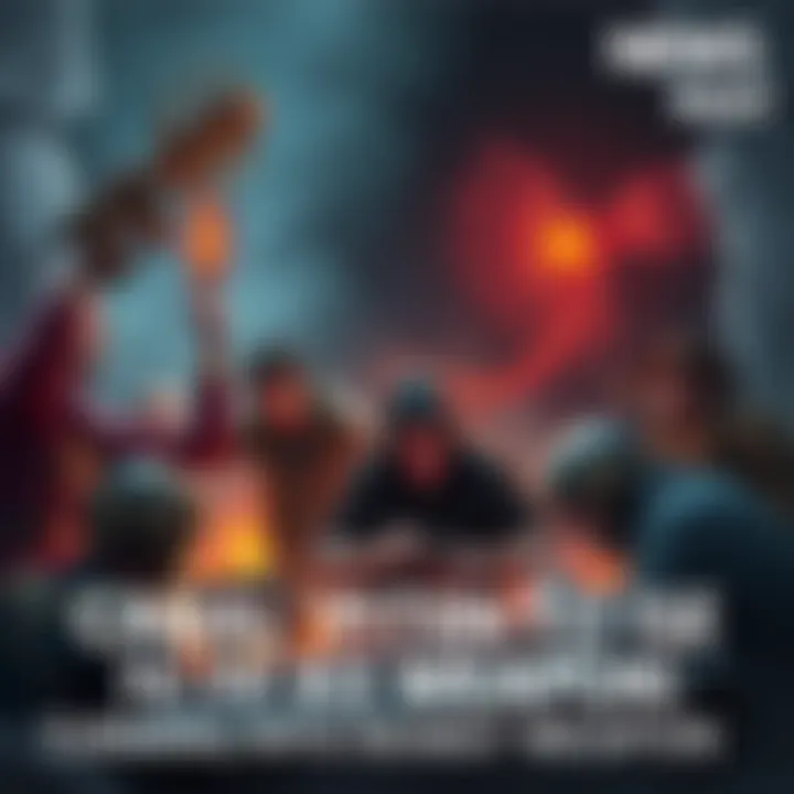 Cabal members and dredgen strategizing to turn IV into a weapon with dark technology, showcasing powerful weapons like Ruinous Effigy and Bad Juju.