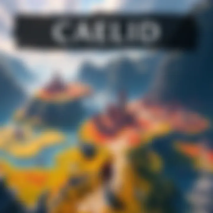 Caelid Region in Elden Ring A scenic view of Caelid showcasing its unique terrain and vibrant atmosphere with players navigating the area.