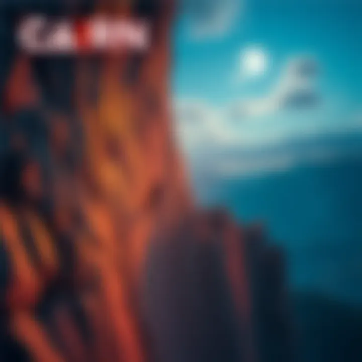 A climber scaling a rocky cliff in Cairn, showcasing the game's stunning graphics and adventurous spirit.