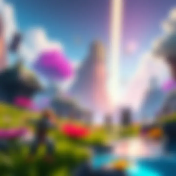 Cairn Game Launch A vibrant scene from the game Cairn showcasing its colorful environment and characters in action, emphasizing the excitement of its launch on multiple platforms.