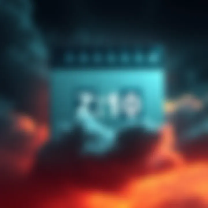 A calendar displaying the marked date of Zero Day, surrounded by dark clouds symbolizing the plague's impact.