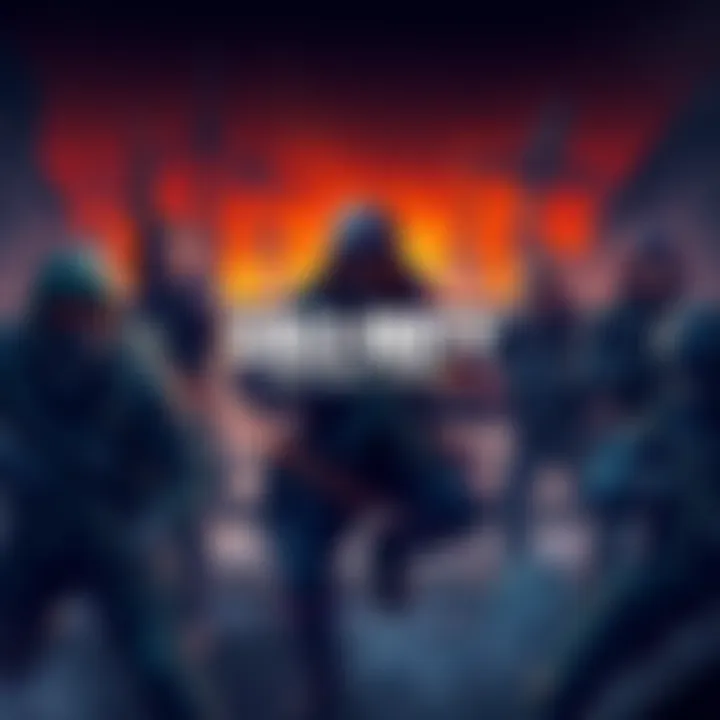 An illustration showing iconic characters from the Call of Duty: Black Ops series in action poses