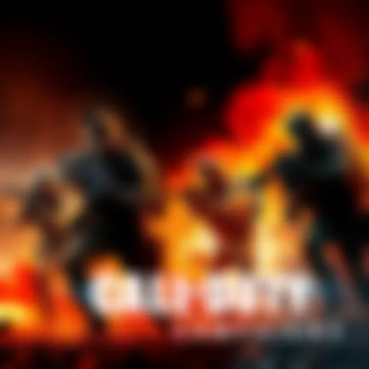 A group of soldiers in action during a Call of Duty campaign, showcasing intense gameplay and teamwork.