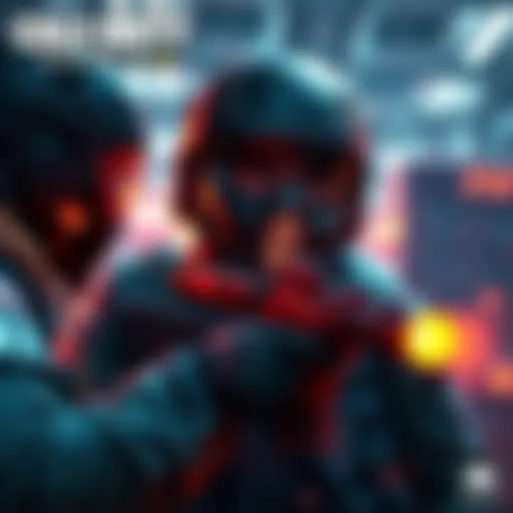 A player in Call of Duty Mobile facing higher-ranked opponents during a match.