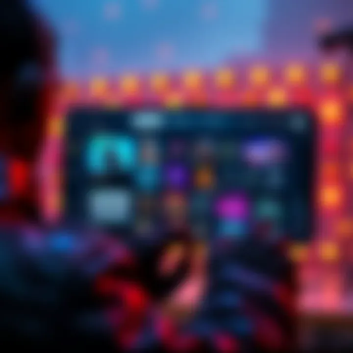 A player looking at their Call of Duty Mobile account, considering various skins with 64 minor shards visible on the screen