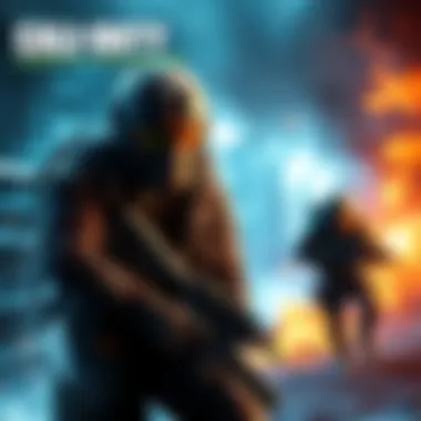 Call of Duty: Modern Warfare 4 Trailer A dynamic scene from the Call of Duty: Modern Warfare 4 trailer showing intense gameplay with soldiers in action and modern weapons.