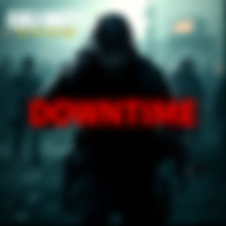 Call of Duty: WW2 Xbox PC Downtime A screenshot showing an error message on the Call of Duty: WW2 Xbox PC game after its launch, indicating it is offline due to technical issues.