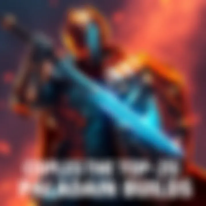 A Paladin character in armor wielding a sword and shield, ready for battle, with glowing effects symbolizing power and strength.