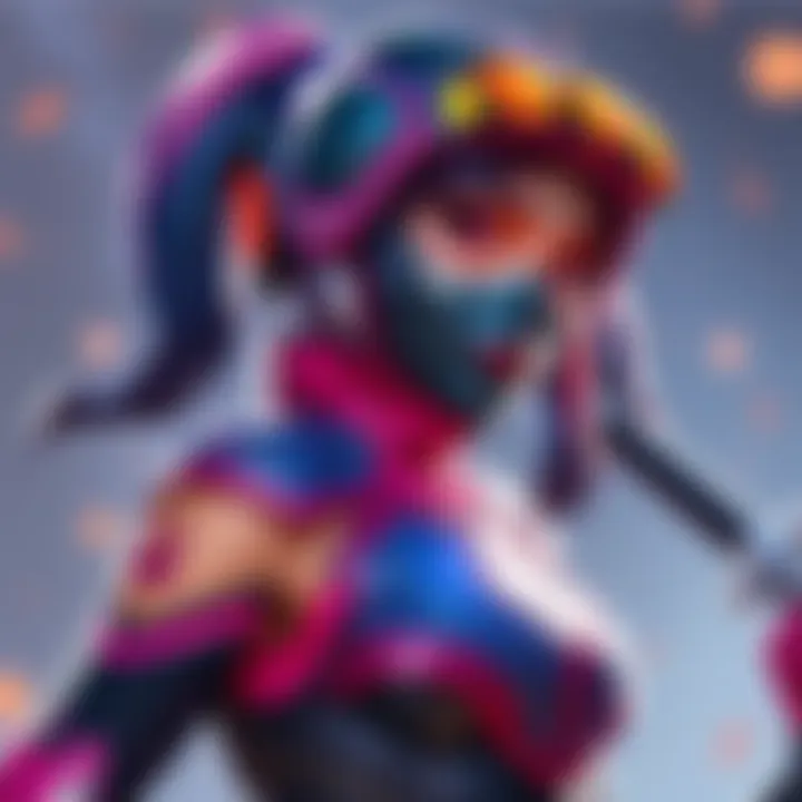 Cammy's Widowmaker Skin Reveal Cammy in her new Widowmaker skin, showcasing vibrant colors and unique design elements, ready for gameplay